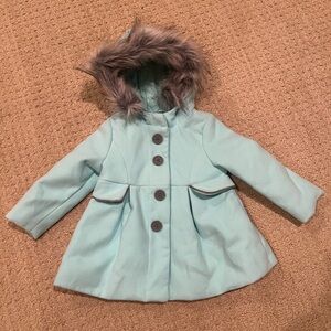 Cat & Jack 18 mo fur coat